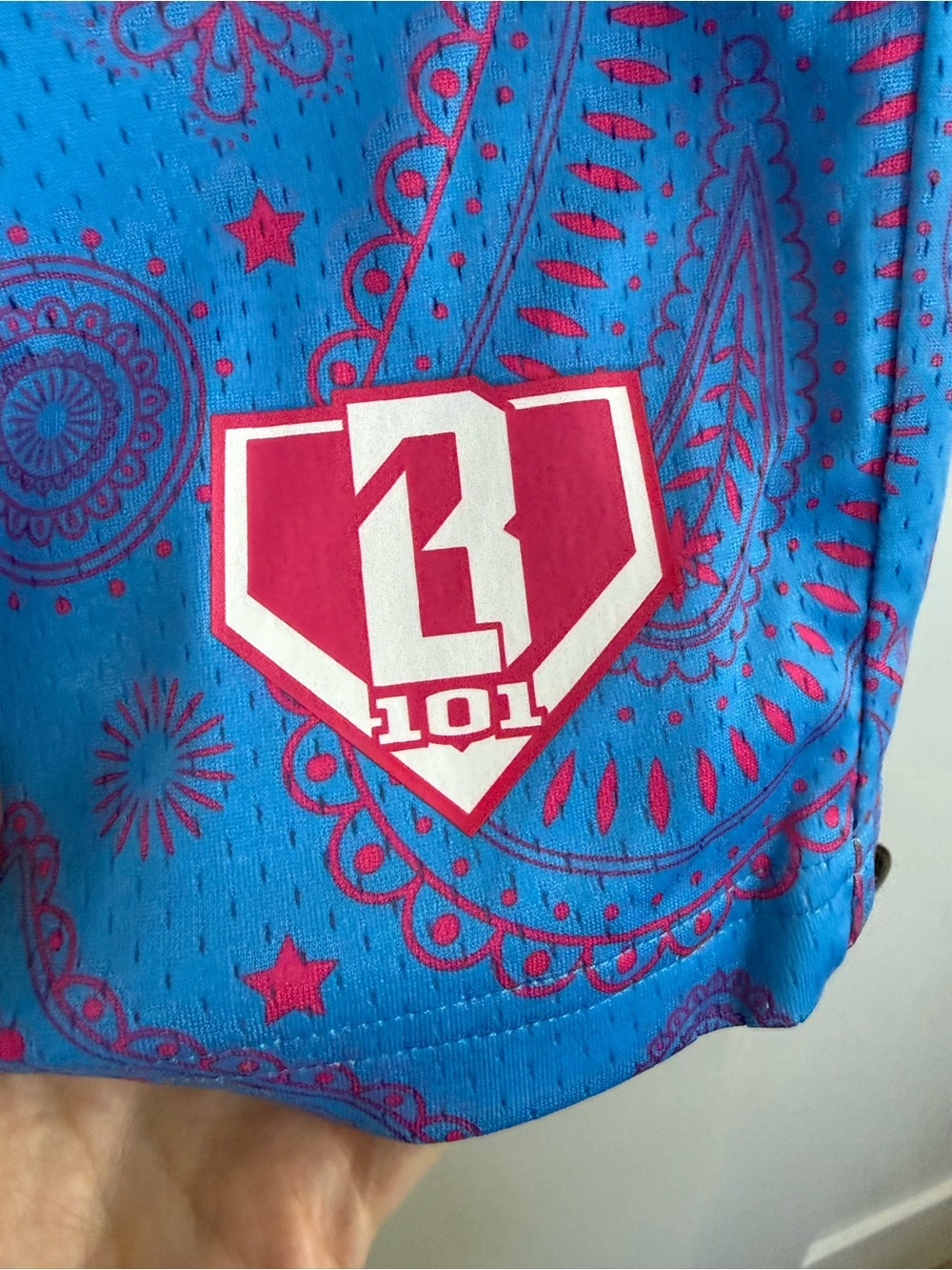 NWT Baseball Lifestyle 101 Paisley Shorts Size XL - Picture 5 of 7